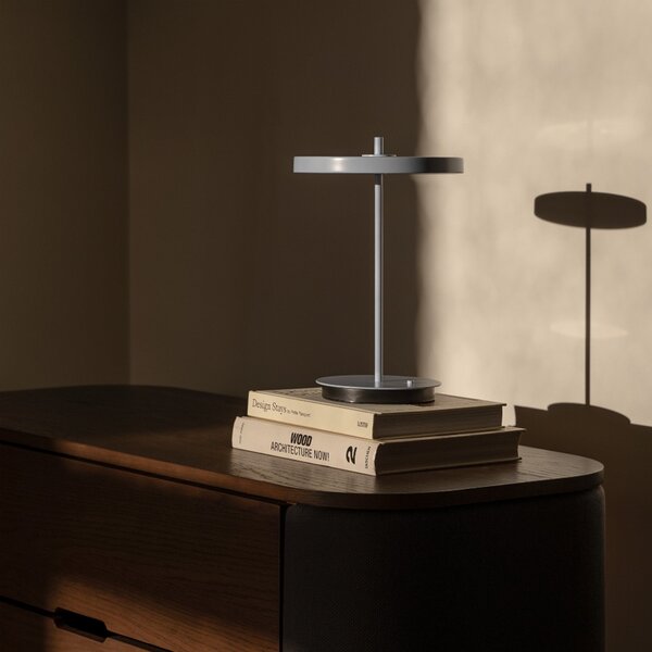 Stolní lampa UMAGE, Asteria Move, stmívatelné, Modrá, Obývací pokoj, Kov, Design