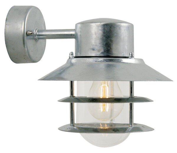 NOR 25051031 Venkovní nástěnné svítidlo Blokhus 1x60W E27 galvanizovaná čirá - NORDLUX