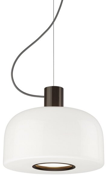 Závěsná svítidlo FLOS, Bellhop Glass S1, stmívatelné, Bílá, Obývací pokoj, Sklo, Design