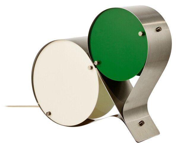 Stolní lampa GUBI, Coppia, Bílá, Obývací pokoj, Plast, Moderní