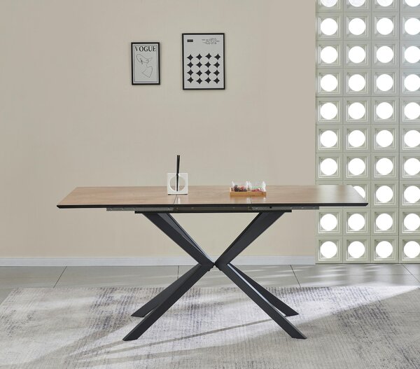JÍDELNÍ STŮL, barvy dubu, 120-160/80/76 cm P & B - Jídelní stoly, Online Only