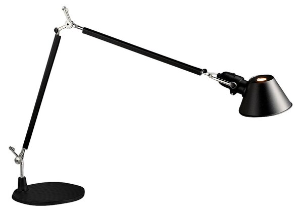 Stolní lampa Artemide, Tolomeo, Černá, Pracovna, Kov, Design