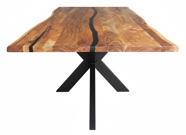 JÍDELNÍ STŮL, akácie, barvy akácie, 200/100/76 cm P & B - Jídelní stoly, Online Only