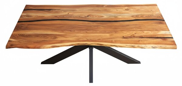 JÍDELNÍ STŮL, akácie, barvy akácie, 200/100/76 cm P & B - Jídelní stoly, Online Only