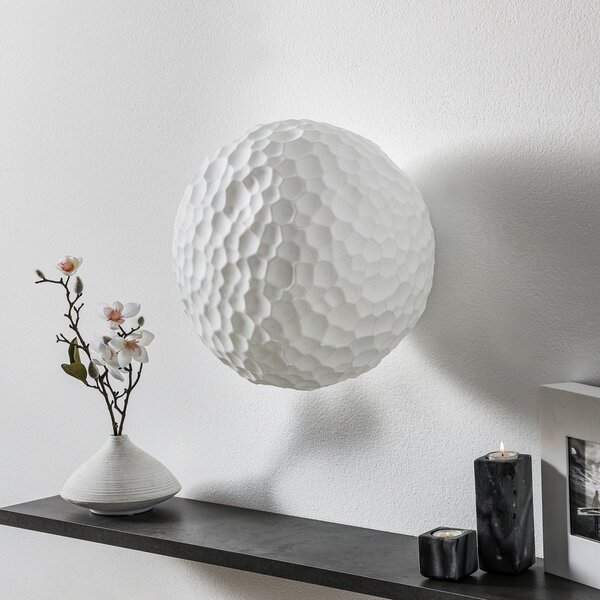 Nástěnná Svítidla Artemide, Meteorite, stmívatelné, Bílá, Obývací pokoj, Sklo, Design
