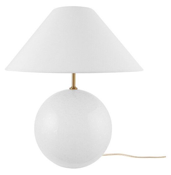 Stolní lampa Globen Lighting, Bílá, Obývací pokoj, Sklo
