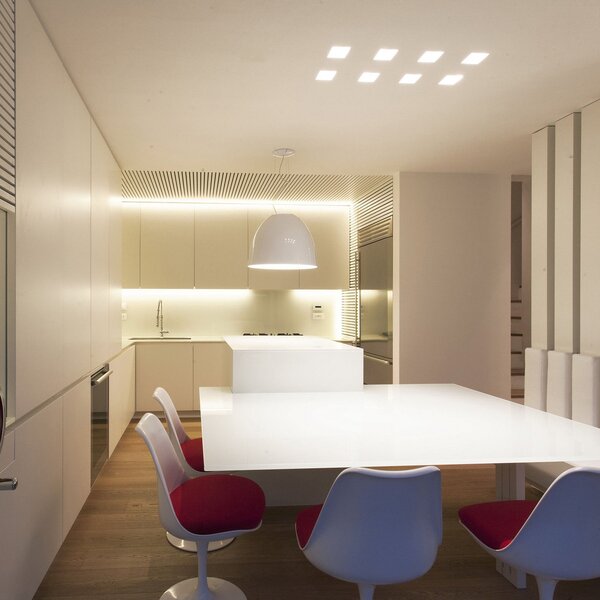 Závěsná svítidlo Artemide, Nur Gloss, stmívatelné, Bílá, Obývací pokoj, Kov, Design