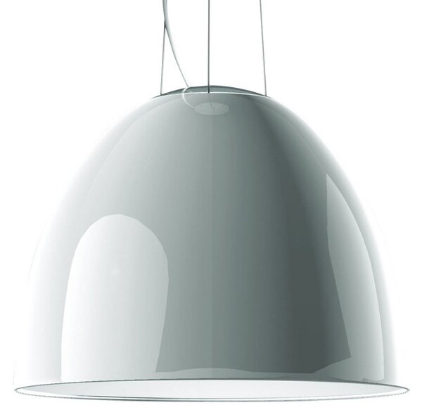 Závěsná svítidlo Artemide, Nur Gloss, stmívatelné, Bílá, Obývací pokoj, Kov, Design