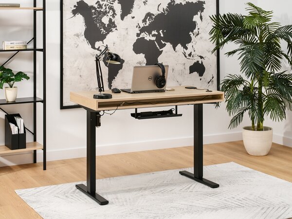 PC stolek Osto 120 (sonoma + černá)