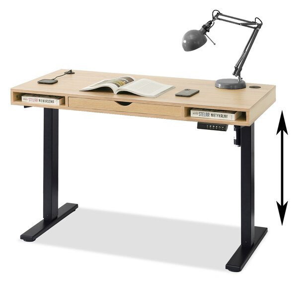 PC stolek Osto 120 (sonoma + černá)