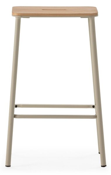 Krémové barové stoličky v sadě 2 ks (výška sedáku 65 cm) Abba – Marckeric