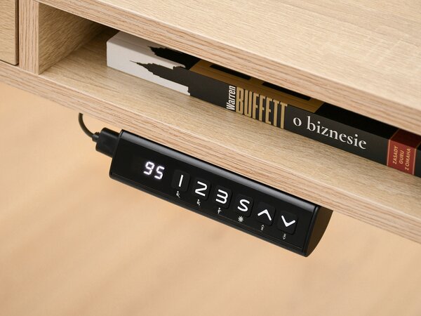 PC stolek Osto 120 (sonoma + černá)