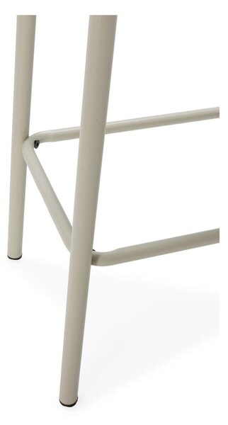 Krémové barové stoličky v sadě 2 ks (výška sedáku 65 cm) Abba – Marckeric