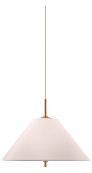 Závěsná svítidlo Globen Lighting, IRIS, stmívatelné, Béžová, Obývací pokoj, Tkanina / Textil, Vintage