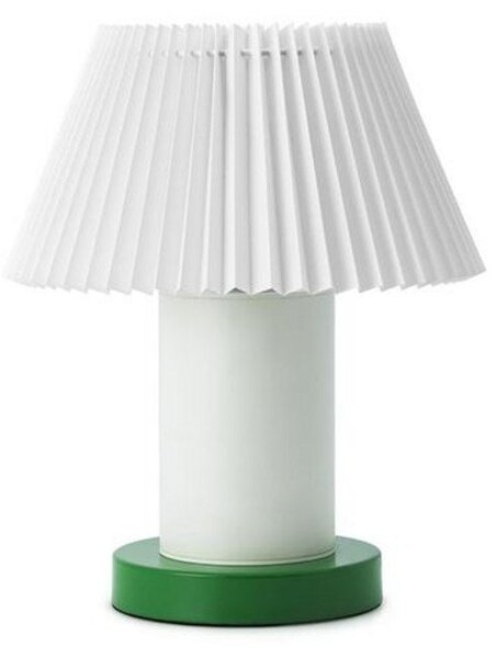 Stolní lampa Normann Copenhagen, Zelená, Obývací pokoj, Hliník