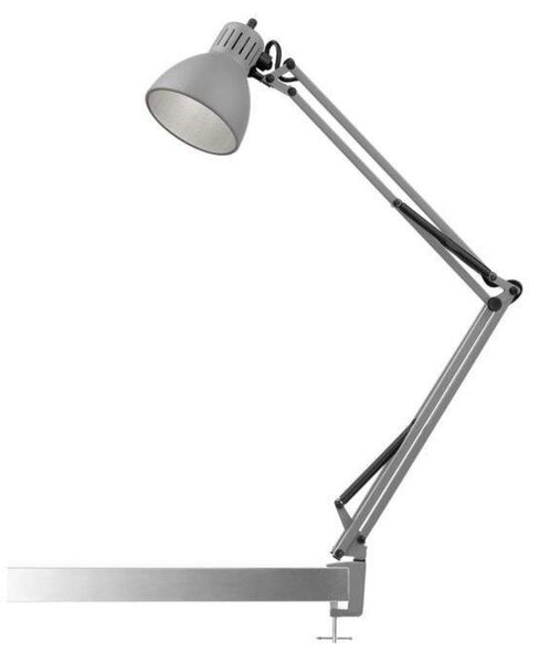 Stolní lampa NORDIC LIVING, Šedá, Pracovna, Hliník