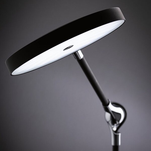 Stolní lampa Paulmann, Numis, stmívatelné, Černá, Pracovna, Hliník, Moderní