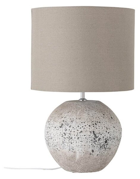 Stolní lampa Bloomingville, Béžová, Obývací pokoj, Tkanina / Textil