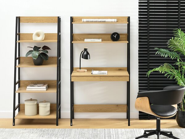PC stolek Bergino (dub + černá). Akce -15%