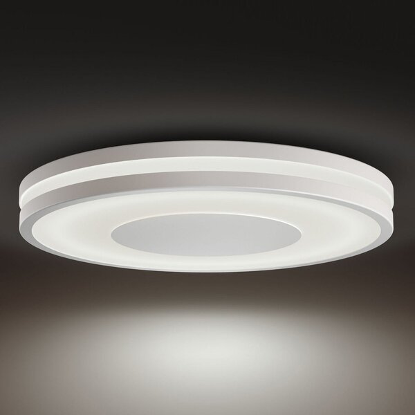 Stropní Lampa Philips Hue, Being, stmívatelné, Bílá, Obývací pokoj, Kov, Moderní