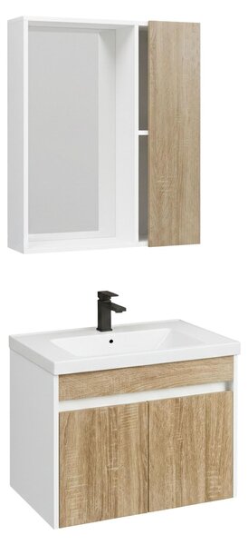 Sada Koupelnového Nábytku S Umyvadlem Rea Db31A Faro 60Cm Béový