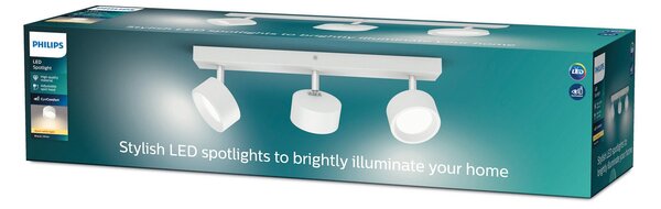 Stropní Lampa Philips, Bracia, Bílá, Obývací pokoj, Kov, Moderní