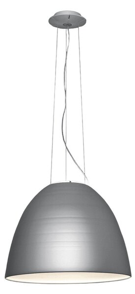 Závěsná svítidlo Artemide, Nur App, stmívatelné, Šedá, Obývací pokoj, Kov, Design