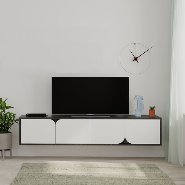 Televizní stolek Houseland Spark bendir/bílý