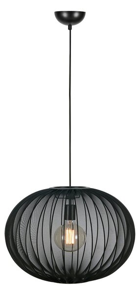 Závěsná svítidlo Markslöjd, Florence, stmívatelné, Černá, Obývací pokoj, Tkanina / Textil, Skandinávský