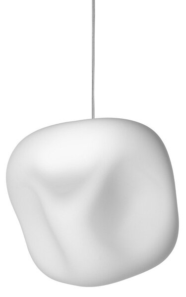 Závěsná svítidlo Foscarini, Hoba Midi, Bílá, Obývací pokoj, Sklo, Design