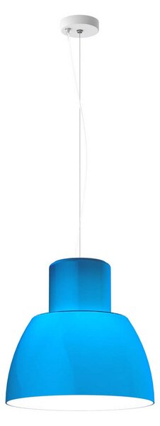 Závěsná svítidlo Nemo Lighting, Lorosae, stmívatelné, Modrá, Obývací pokoj, Sklo