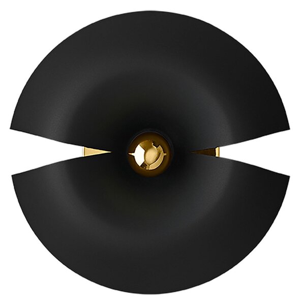 Nástěnná Svítidla AYTM, Cycnus, stmívatelné, Černá, Obývací pokoj, Hliník, Design
