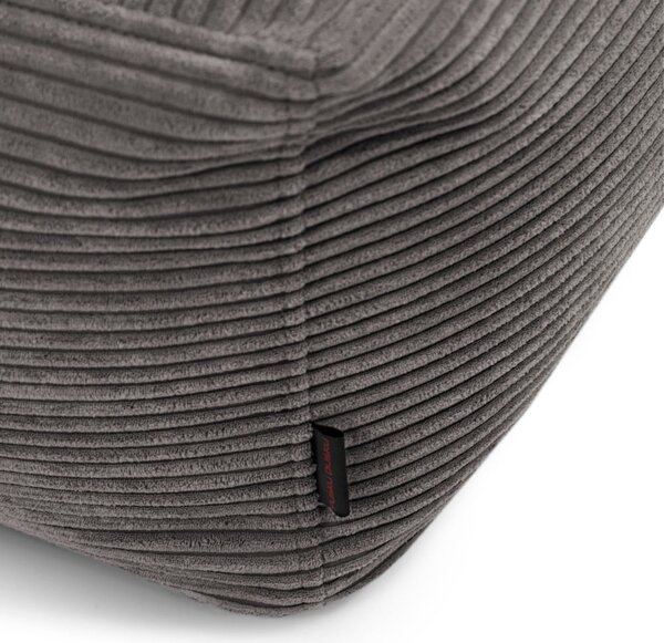 Tmavě hnědý manšestrový sedací vak Softbox MooG – SLOWDOWN