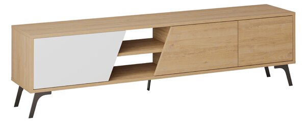 TV stolek Houseland FIONA 180 cm dub safírový/bílý