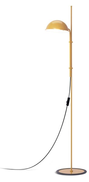 Stojací Lampa MARSET, Funiculí, Žlutá, Obývací pokoj, Kov, Design