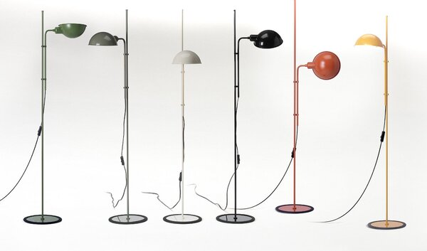 Stojací Lampa MARSET, Funiculí, Žlutá, Obývací pokoj, Kov, Design