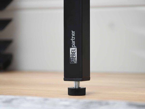 PC stolek Loftego (dub + černá). Akce -15%