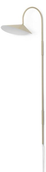 Nástěnná Svítidla ferm LIVING, Arum Swivel Tall, Béžová, Obývací pokoj, Kov, Design