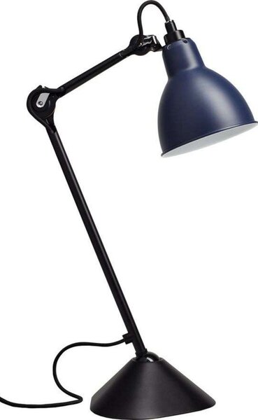 Stolní lampa Lampe Gras, Modrá, Pracovna, Kov