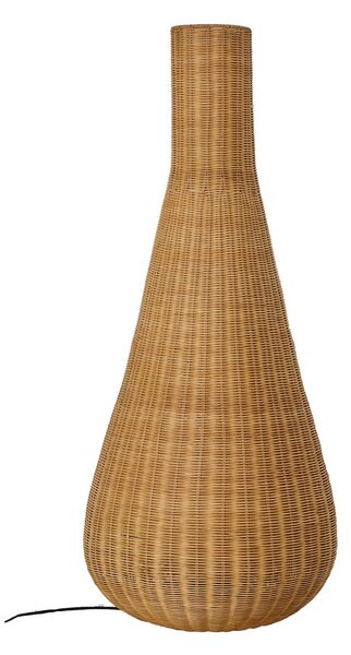 Stojací Lampa Lucande, Takeo, Dřevo, Obývací pokoj, Dřevo, Boho