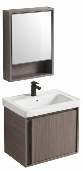 Sada Koupelnového Nábytku S Umyvadlem Rea Gama T25023 Kjm 50Cm Hndý