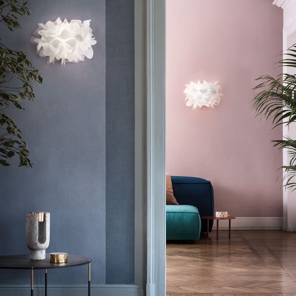 Nástěnná Svítidla Slamp, Clizia Mama Non Mama, stmívatelné, Bílá, Obývací pokoj, Plast, Design