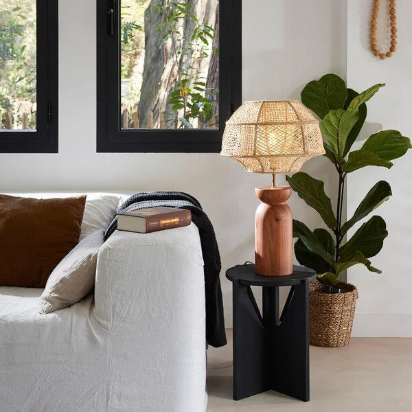 Stolní lampa MARKET SET, Odyssée, Dřevo, Obývací pokoj, Dřevo, Design
