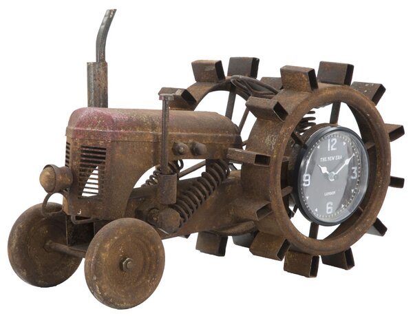 Rezavé kovové stolní hodiny Mauro Ferretti Risio, 23 cm