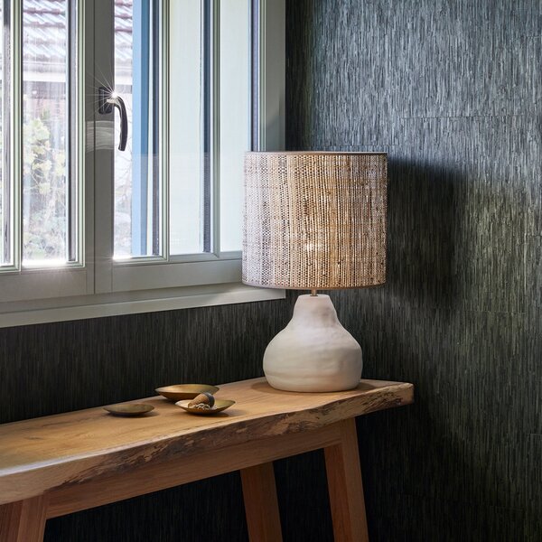 Stolní lampa MARKET SET, Portinatx, Hnědá / Rezavá, Obývací pokoj, Keramika, Design