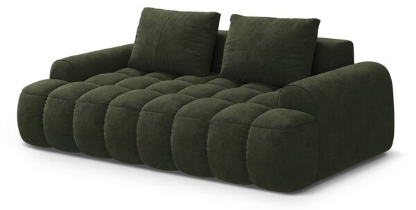 Zelená sametová pohovka 200 cm Linz – Cosmopolitan Design