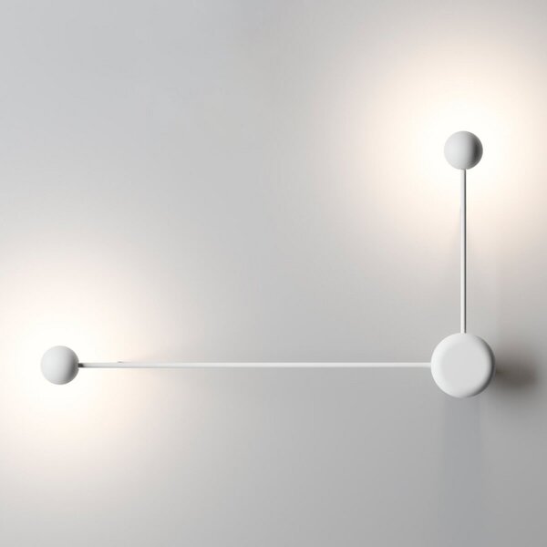 Nástěnná Svítidla Vibia, Pin, Bílá, Obývací pokoj, Kov, Design