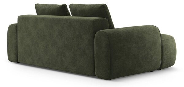 Zelená sametová pohovka 200 cm Linz – Cosmopolitan Design