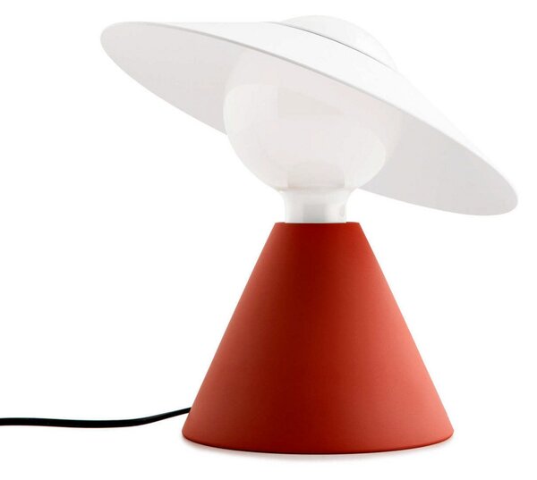 Stolní lampa Stilnovo, Fante, Červená, Obývací pokoj, Plast, Design
