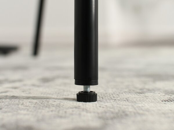 Designové křeslo Antienos (béžová + černá)